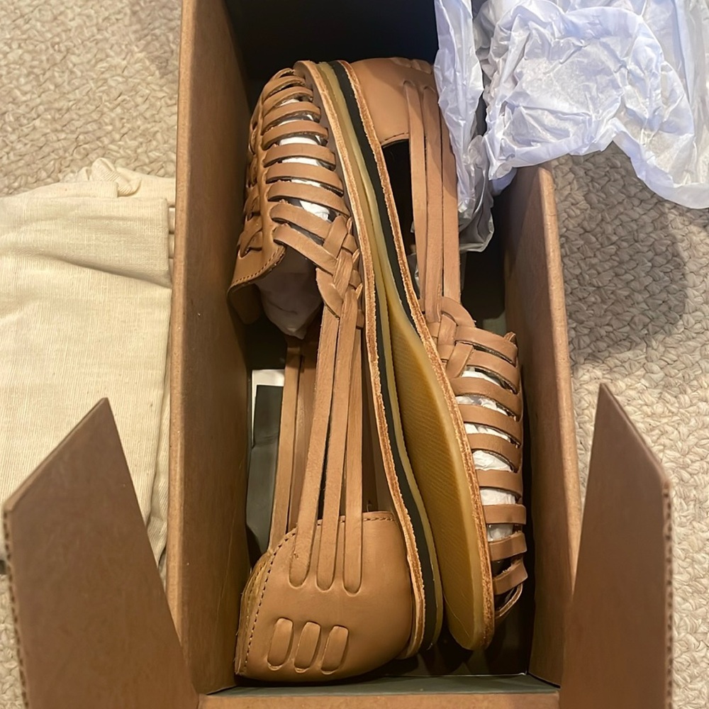 Brand New, Unworn Nisolo Huarache Sandals